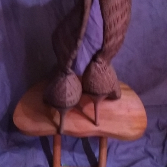 Leather snake skin print boots - Picture 3 of 4